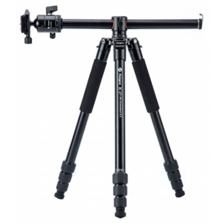 Fotopro X-go HR Chameleon E2 - statyw fotograficzny Alu z głowicą kulową - funkcja łamanej kolumny